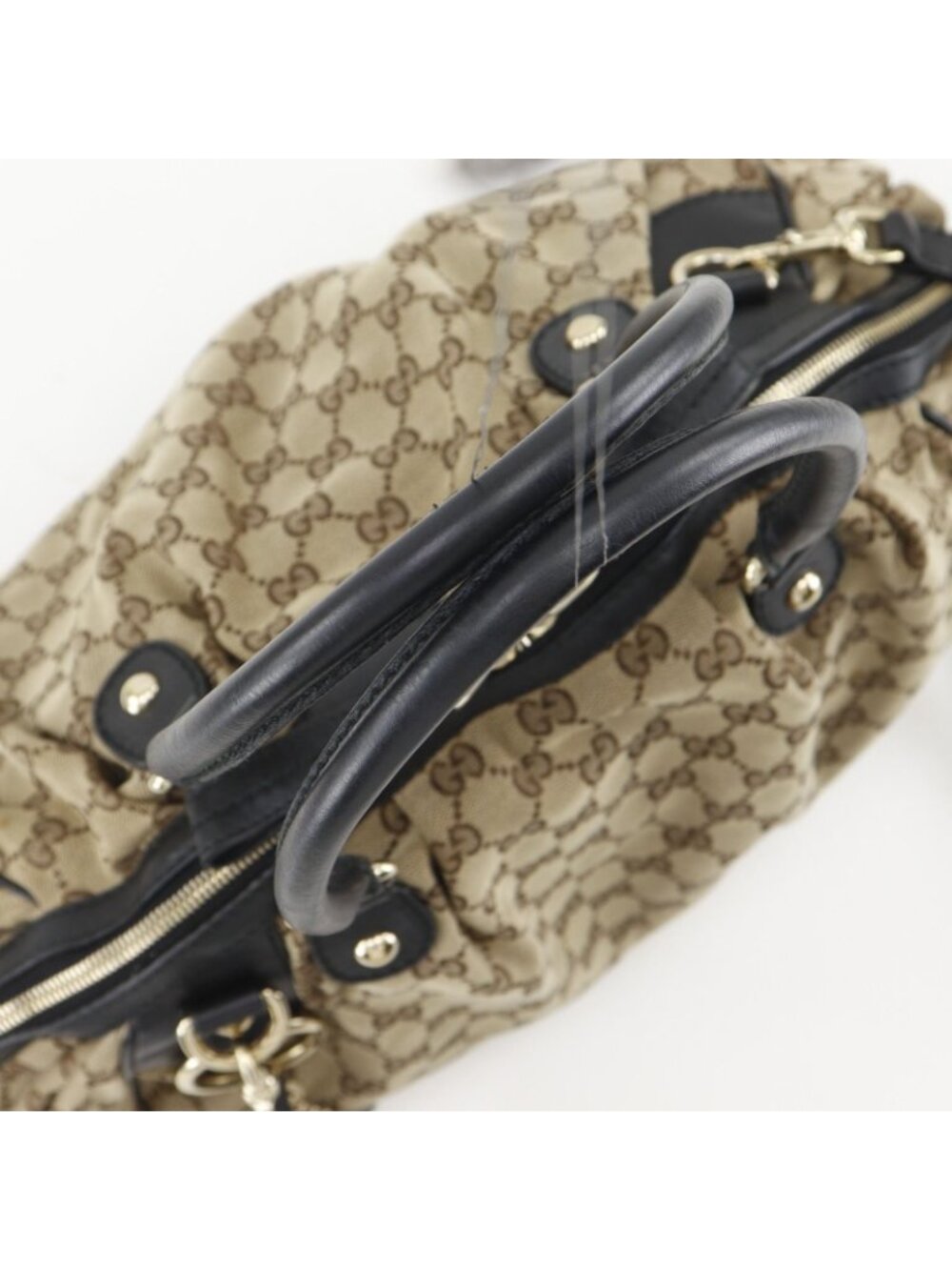 Gucci Ski 2-Way Shoulder GG Canvas Brown Tote - Picture 5 of 10